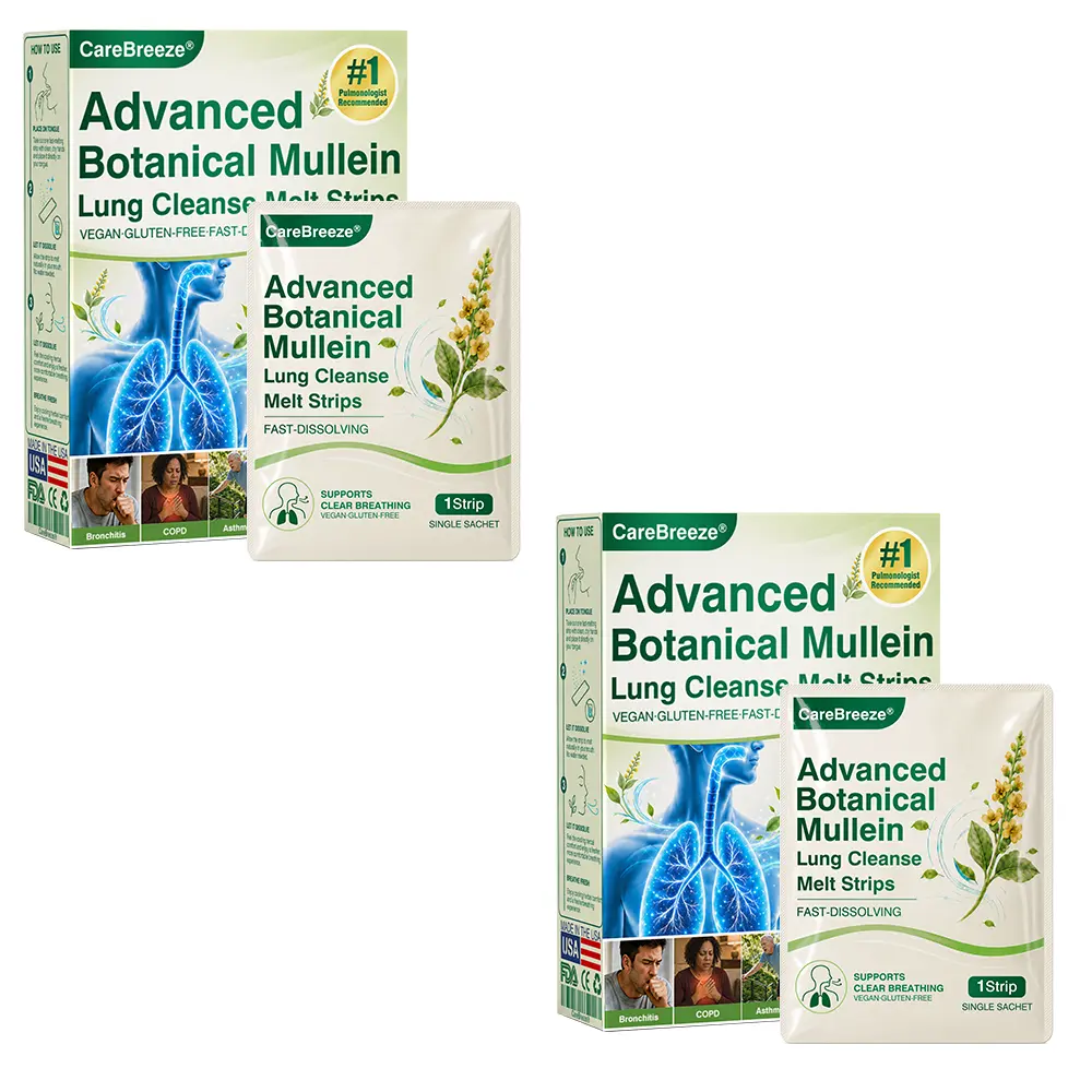 Advanced Botanical Mullein Lung Cleanse Melt Strips - Image 12