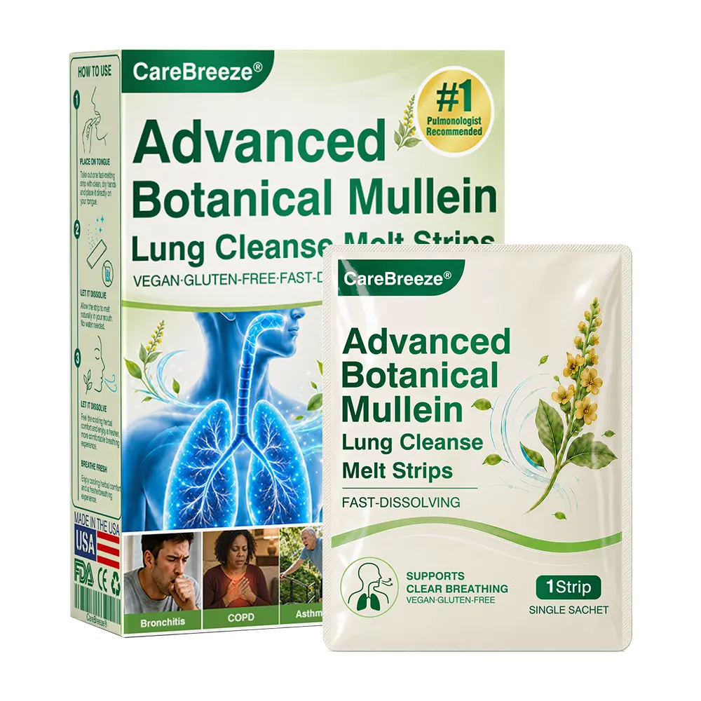 Advanced Botanical Mullein Lung Cleanse Melt Strips - Image 13