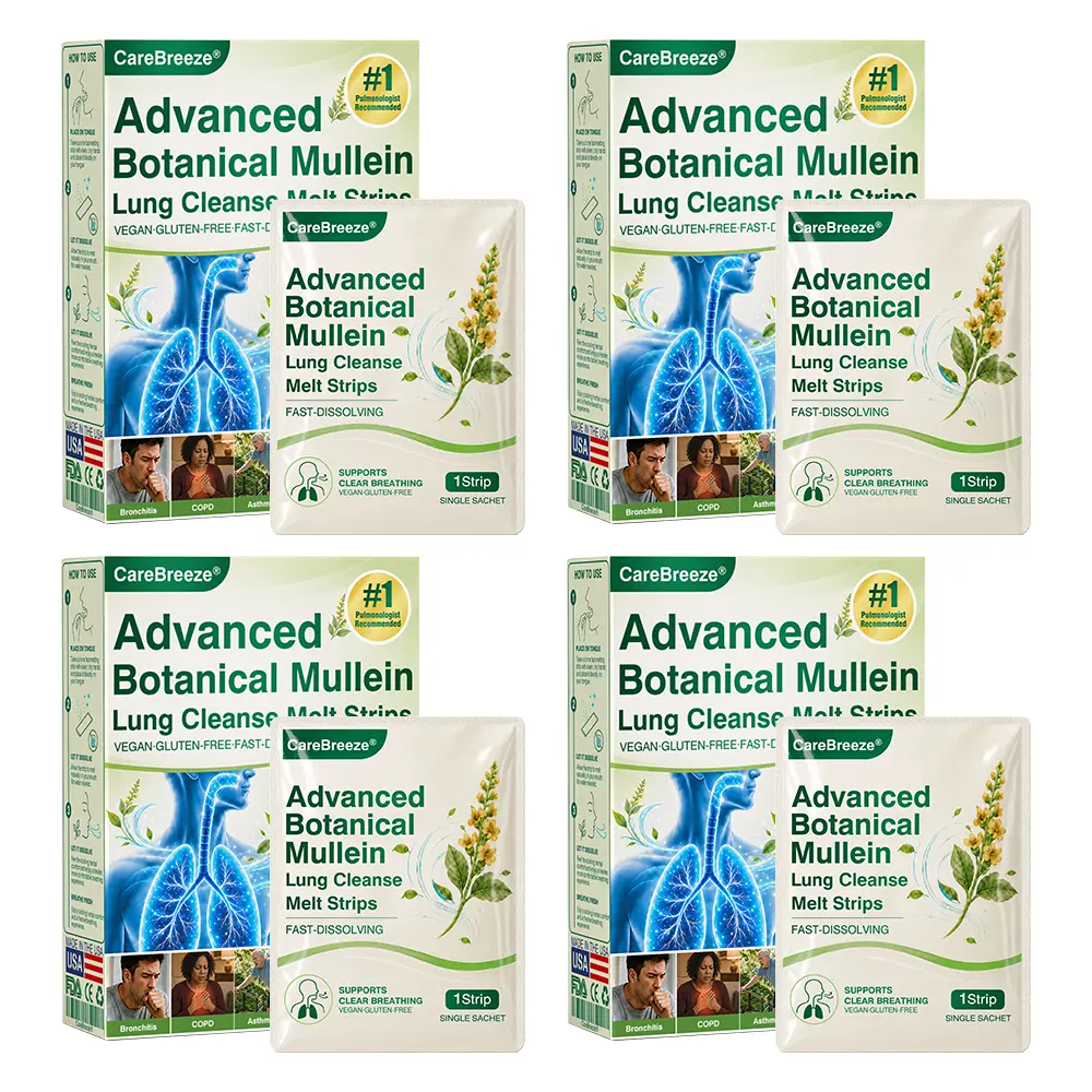 Advanced Botanical Mullein Lung Cleanse Melt Strips - Image 14