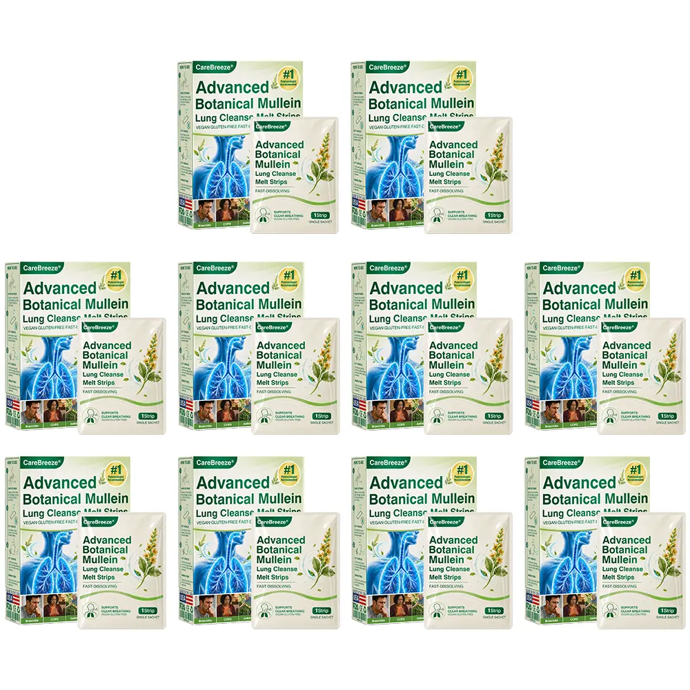 Advanced Botanical Mullein Lung Cleanse Melt Strips - Image 16