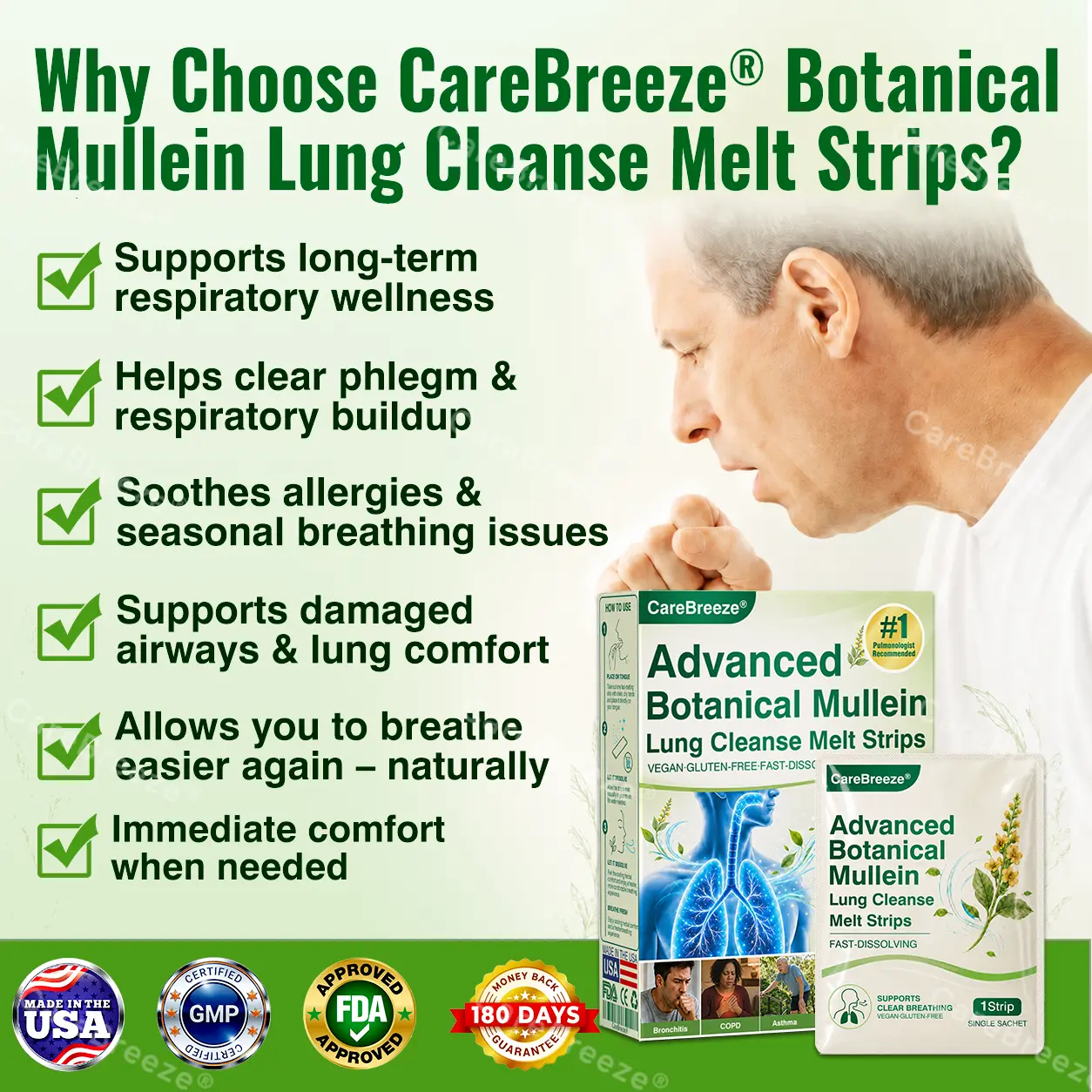 Advanced Botanical Mullein Lung Cleanse Melt Strips - Image 8