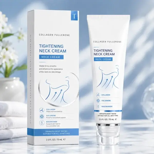 Instant Neck Firming Cream with 5-Ball Roller & Retinol - Image 2