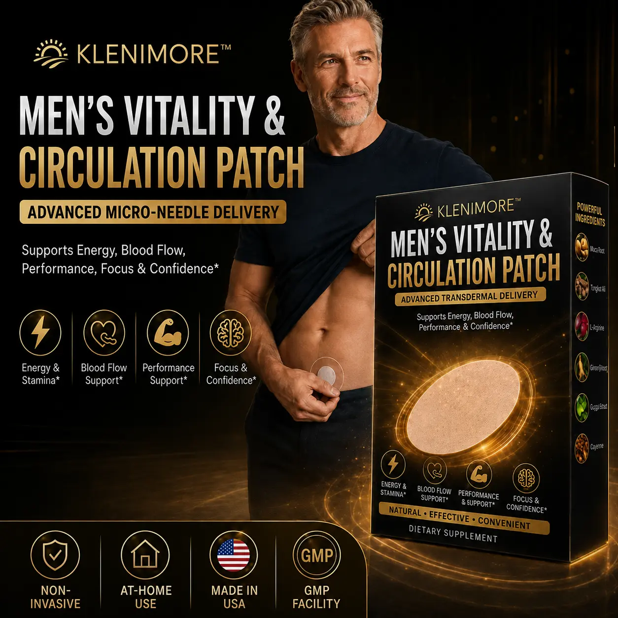 Advanced Prostate & Vitality Microneedle Patch