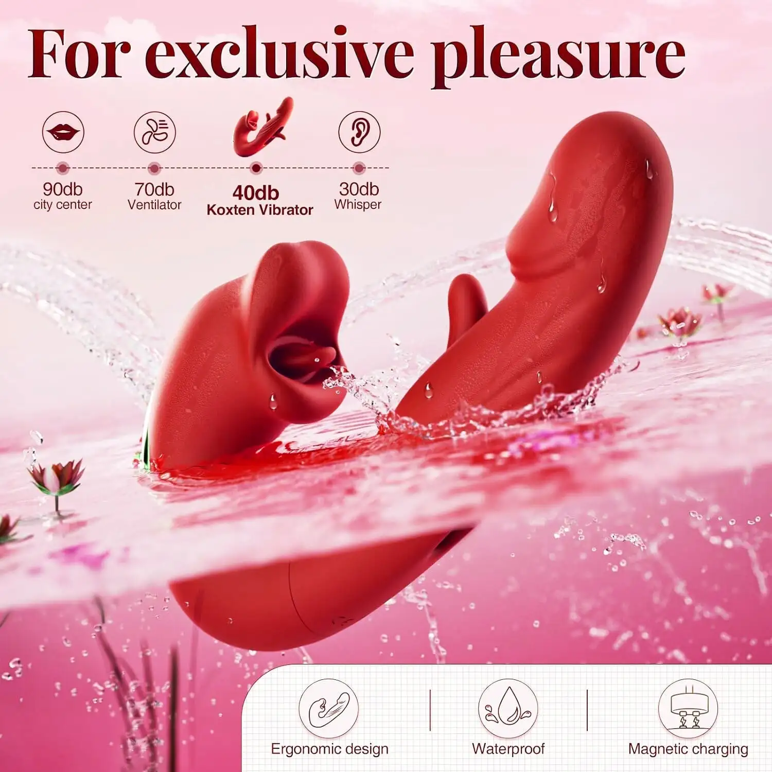 4-in-1 Flapping & Licking Vibrator