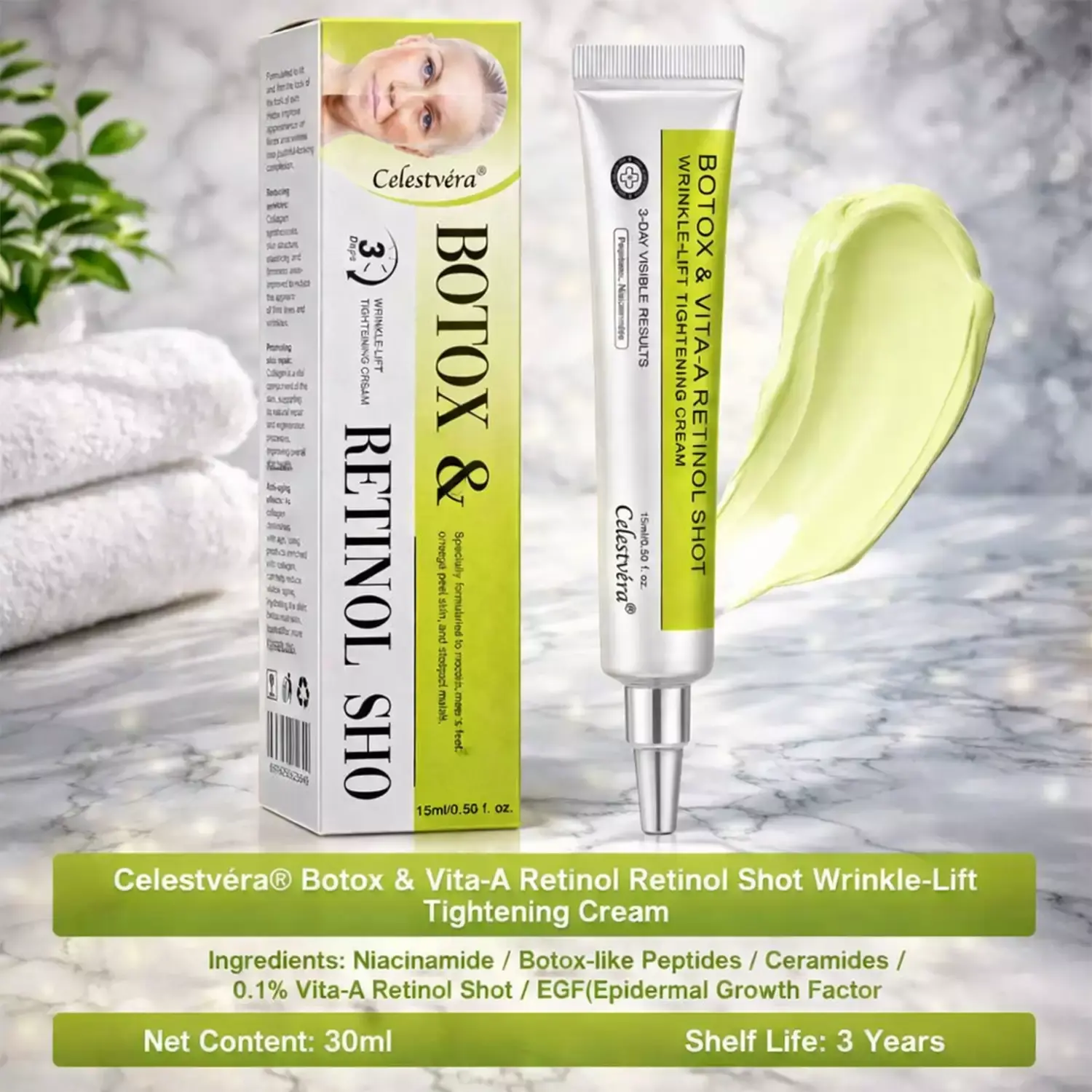 Botox & Vita-A Retinol Shot Wrinkle-Lift Tightening Cream - Image 17