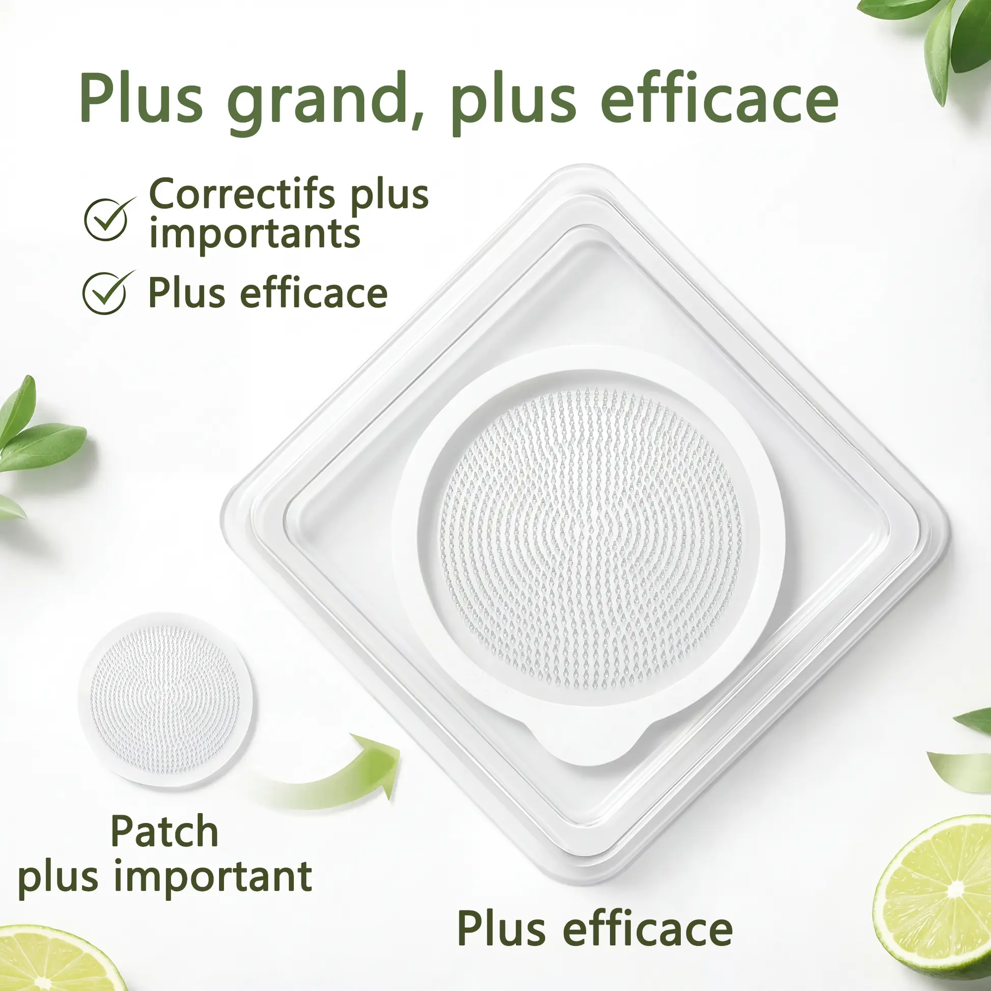 Patch nano à micro-aiguilles avancé 10-en-1 au moringa et à la berbérine - Image 2