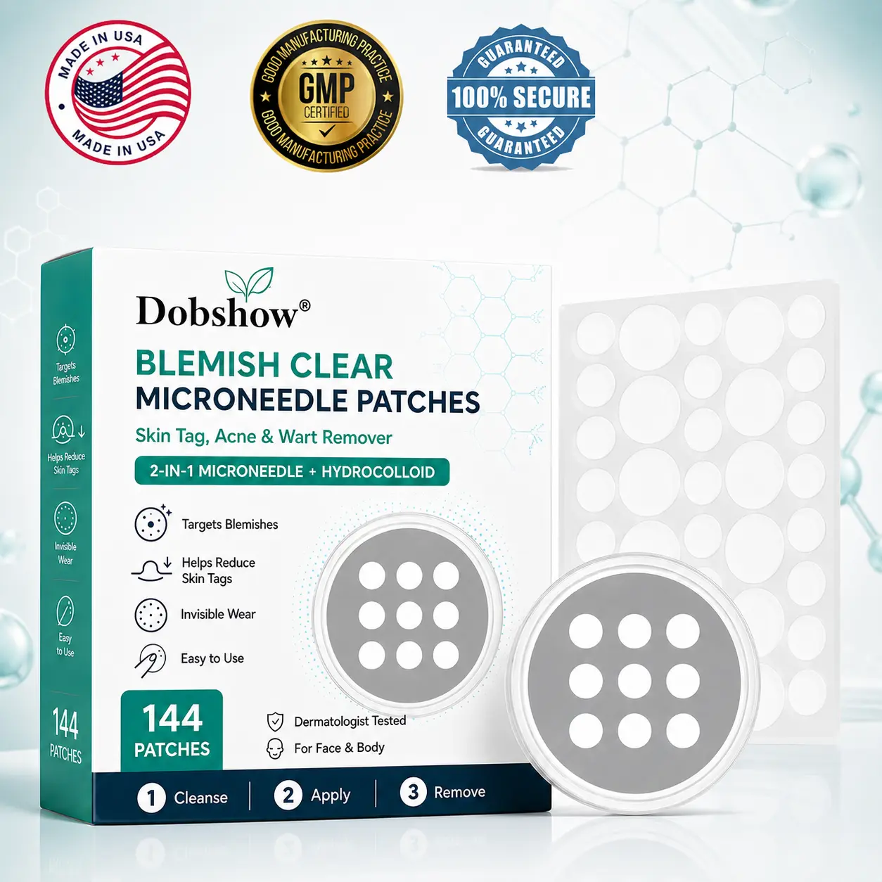 Blemish Clear Microneedle Patches