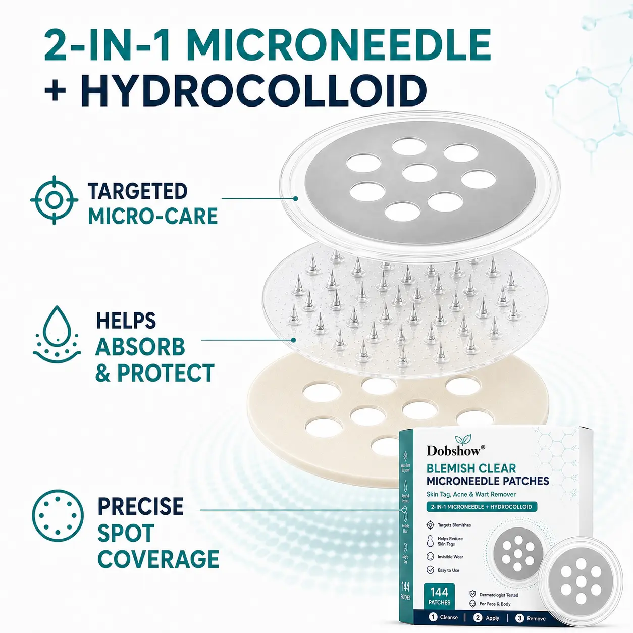 Blemish Clear Microneedle Patches - Image 4
