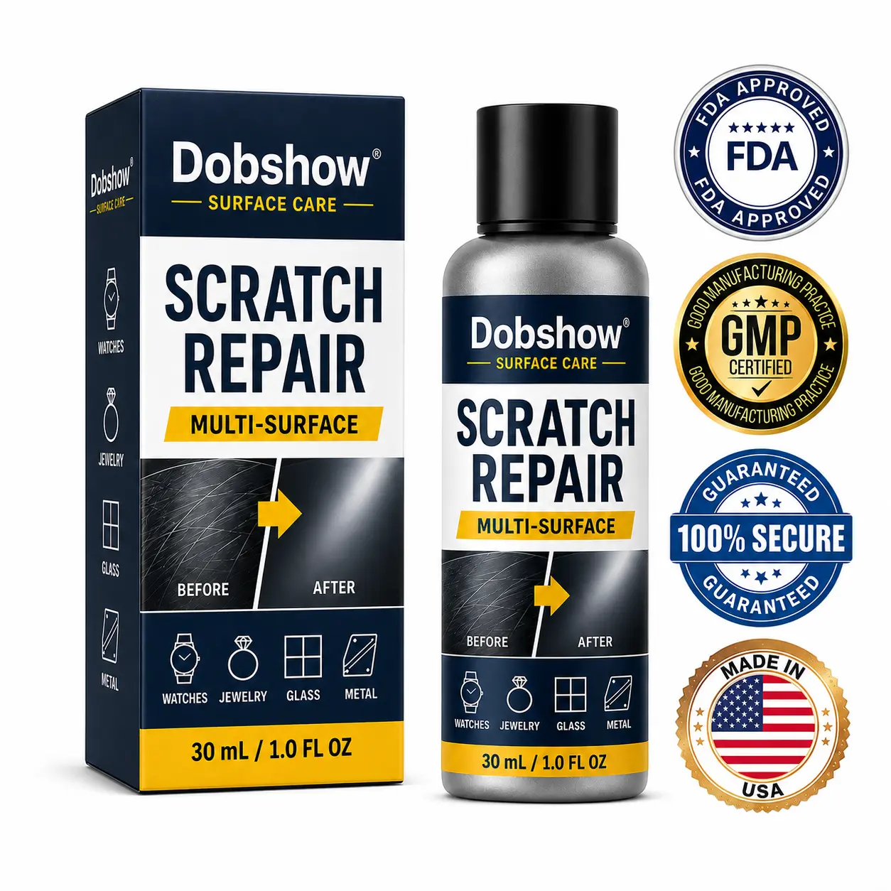 Multi-Surface Scratch Repair Polish