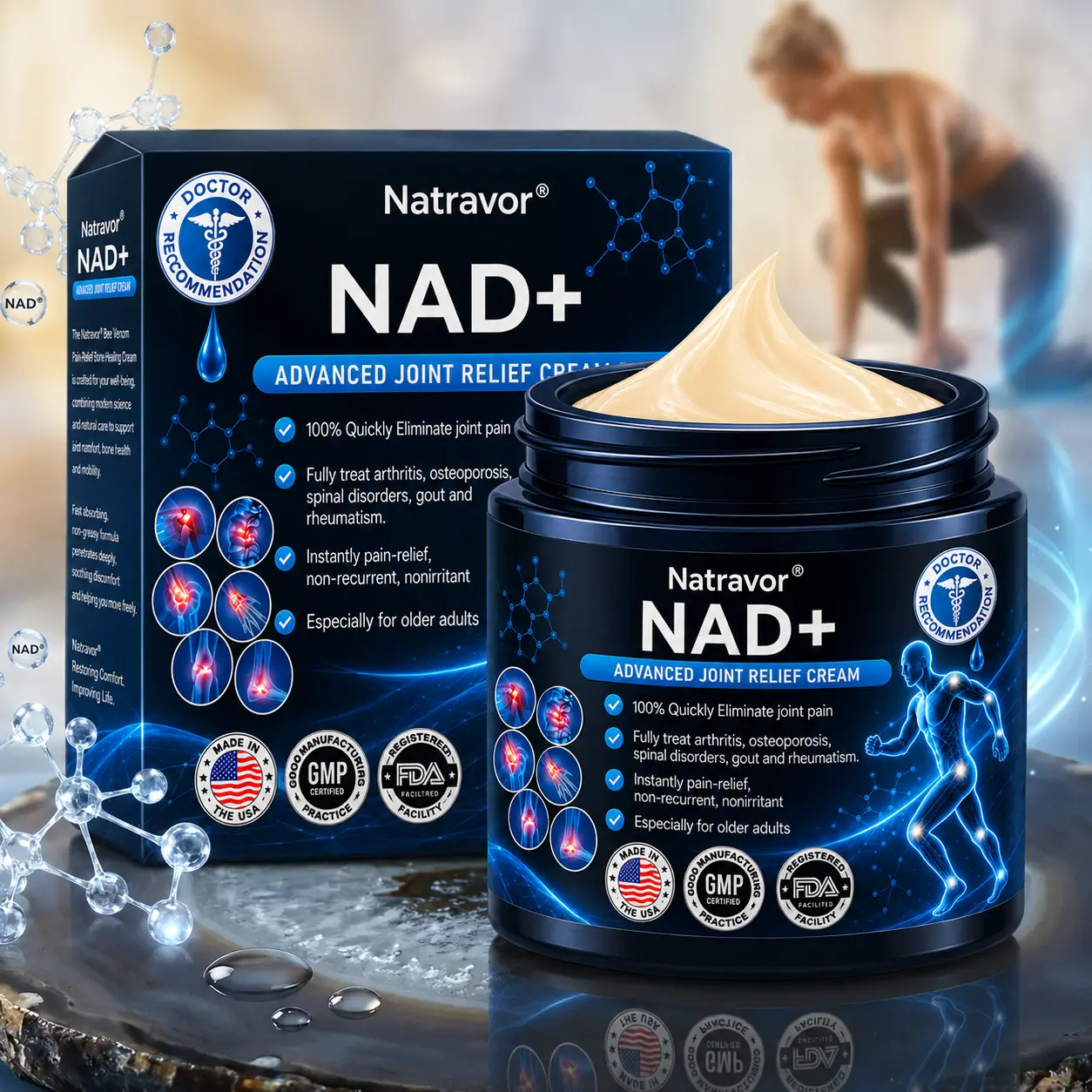 NAD+ Advanced Anti-Aging Joint Relief Cream - Image 7