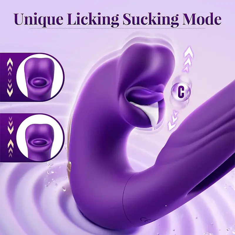 4-in-1 Flapping & Licking Vibrator - Image 9