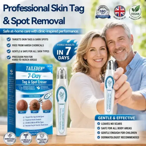 7-Day Skin Tag & Spot Eraser Painless & Scar-Free Advanced Imperfection Removal Rollerball Pen