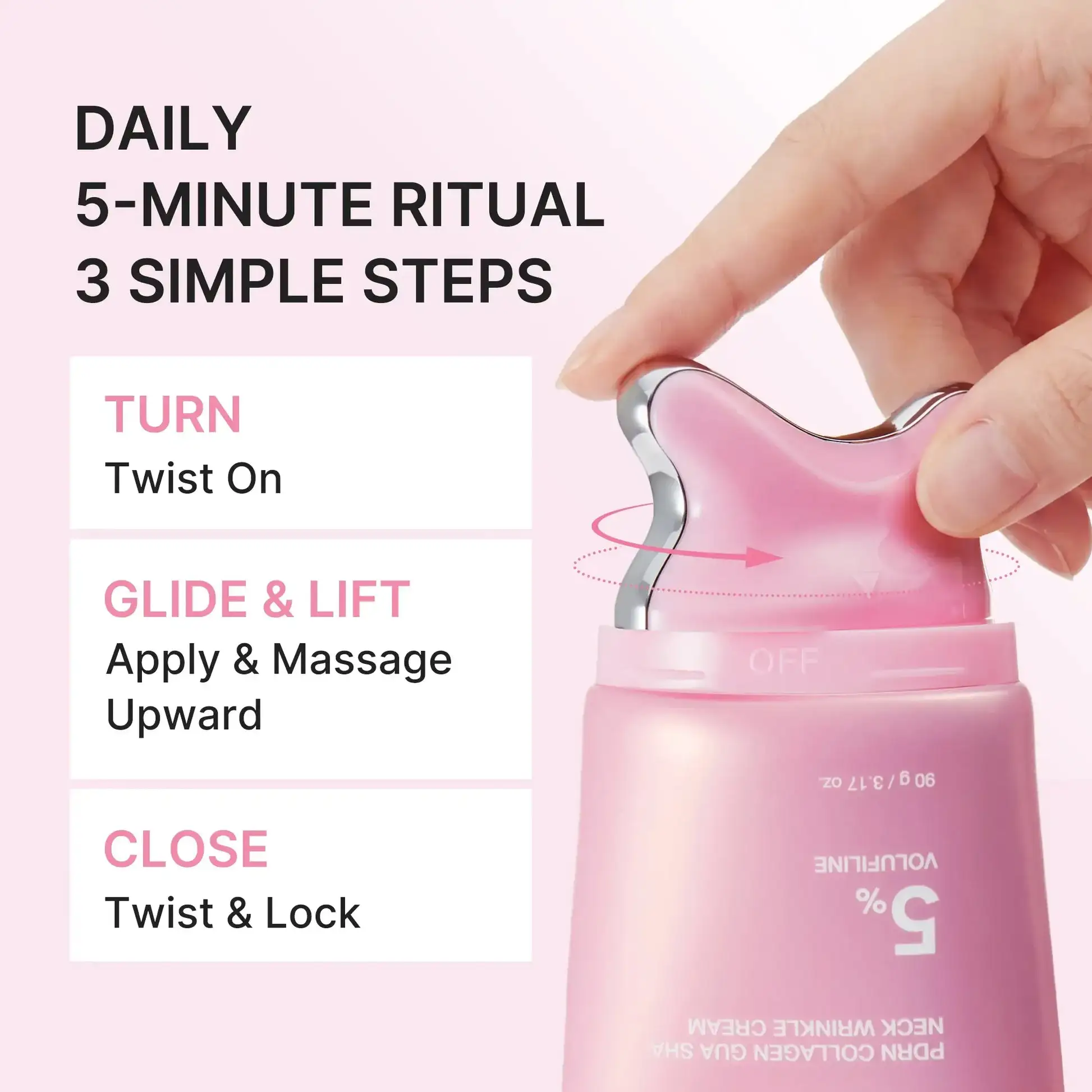 PDRN COLLAGEN GUA SHA NECK WRINKLE CREAM - Image 4