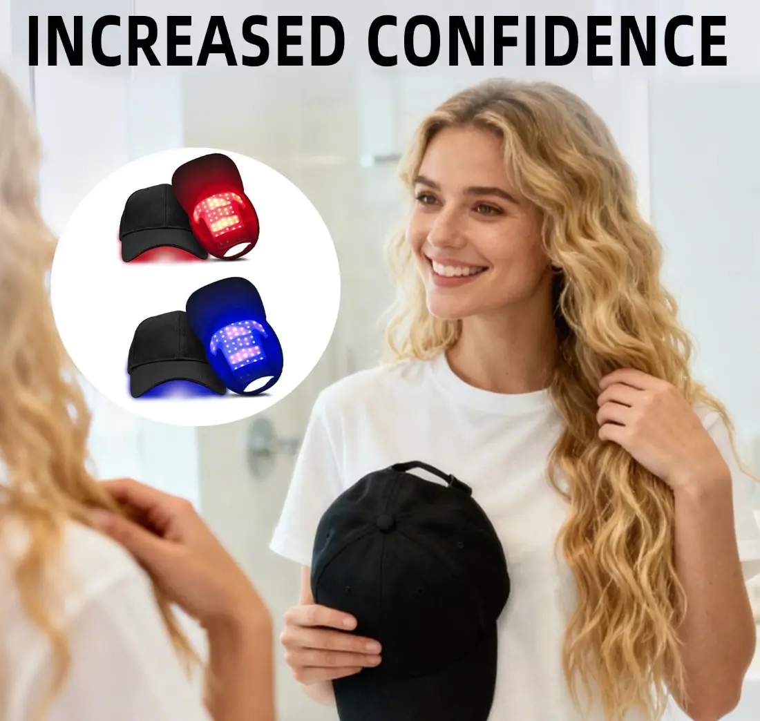 Hair Regrowth Red Light Therapy Hat - Image 9