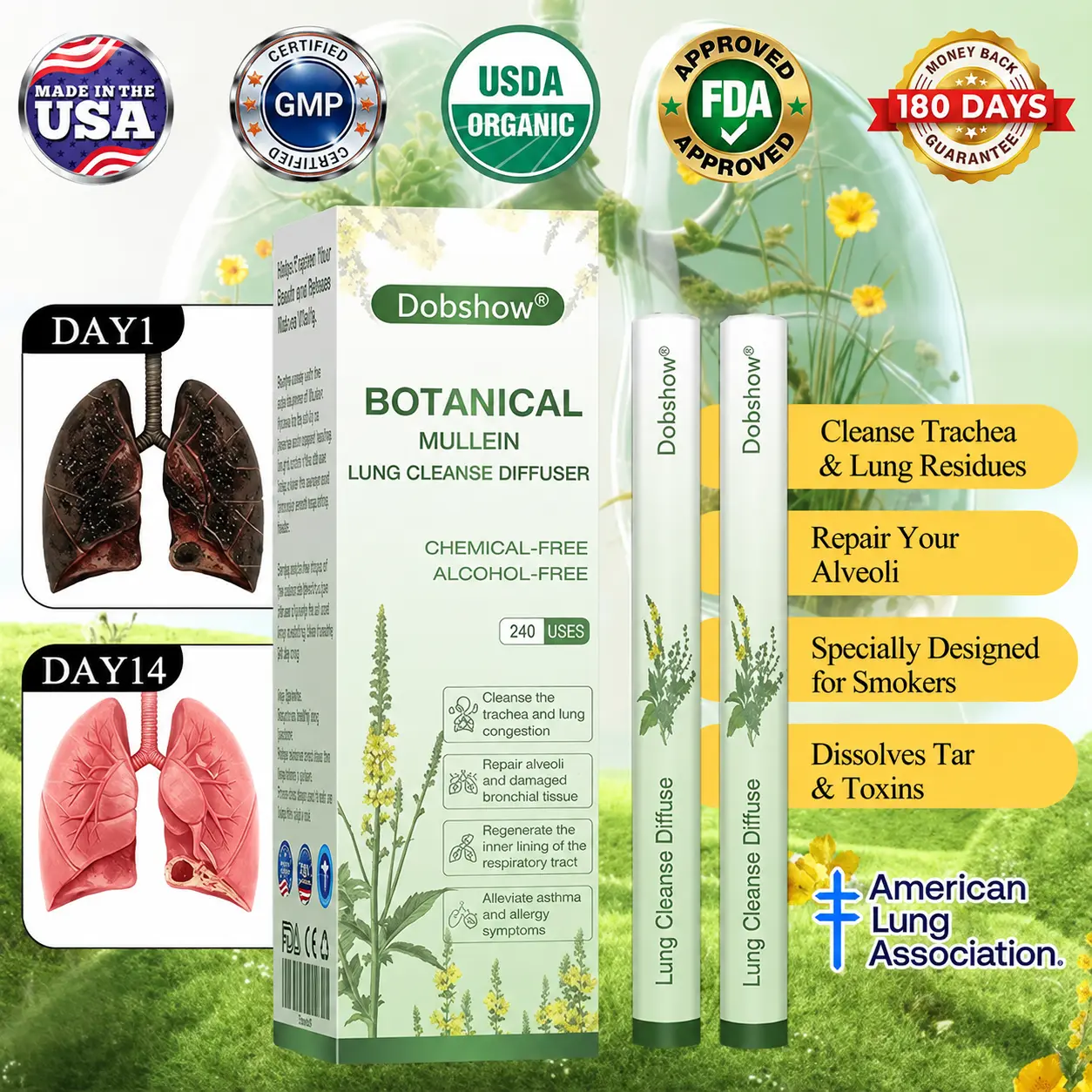Botanical Mullein Lung Cleanse Diffuser