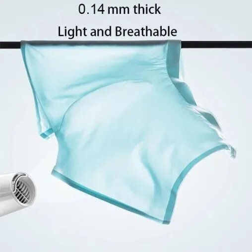 3 PCS Mens Ice Silk Breathable Underwear - Image 4