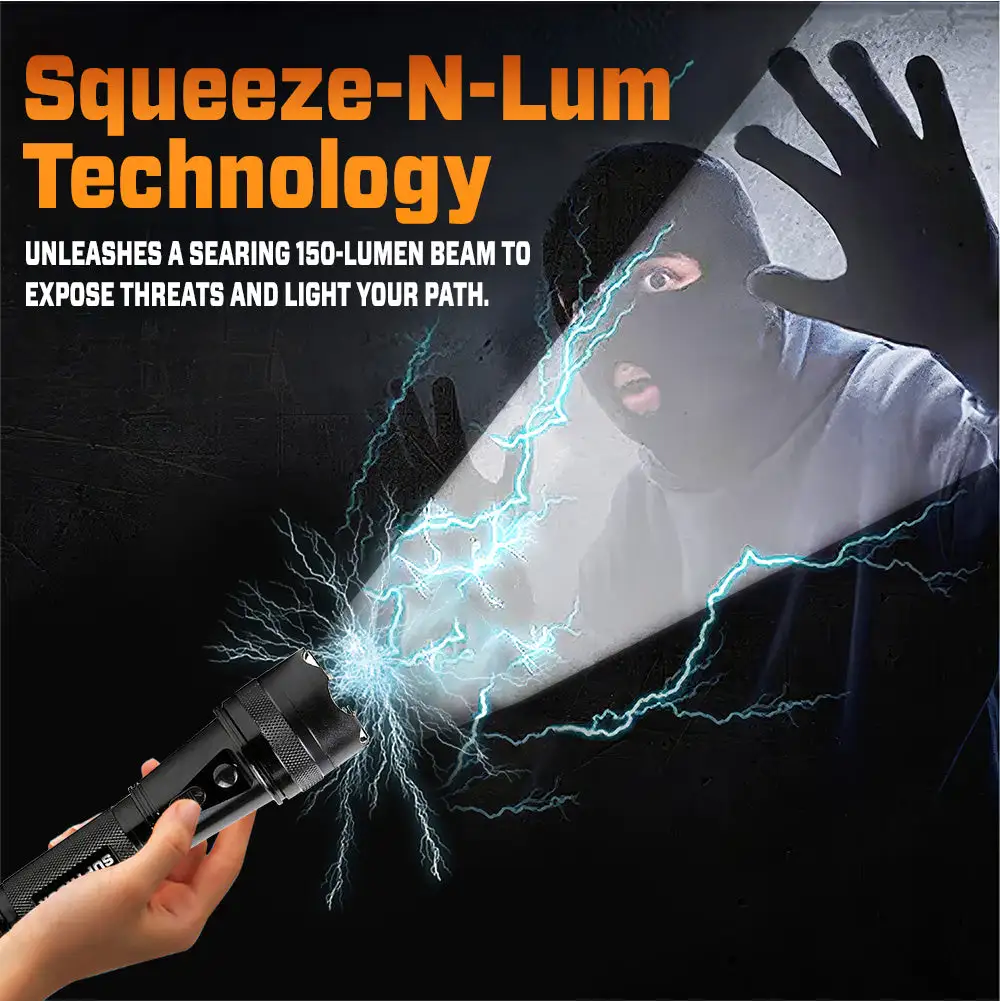 2026 VoltGuard X95 2in1 Stun Flashlight - Image 3