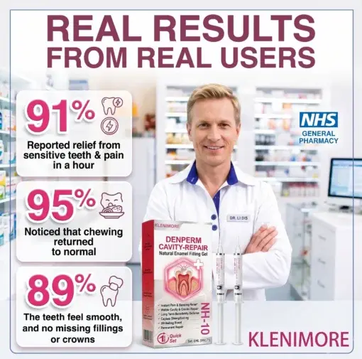 KLENIMORE DenPerm Cavity-Repair Natural Enamel Filling Gel - Image 5