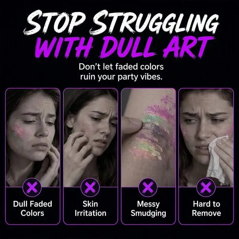 Neslemy Glow Party Tattoo Pens - Image 2