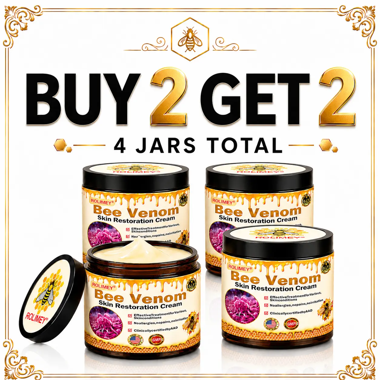 Bee venom Pro Comprehensive Cream—Tightening for Skin Types - Image 16